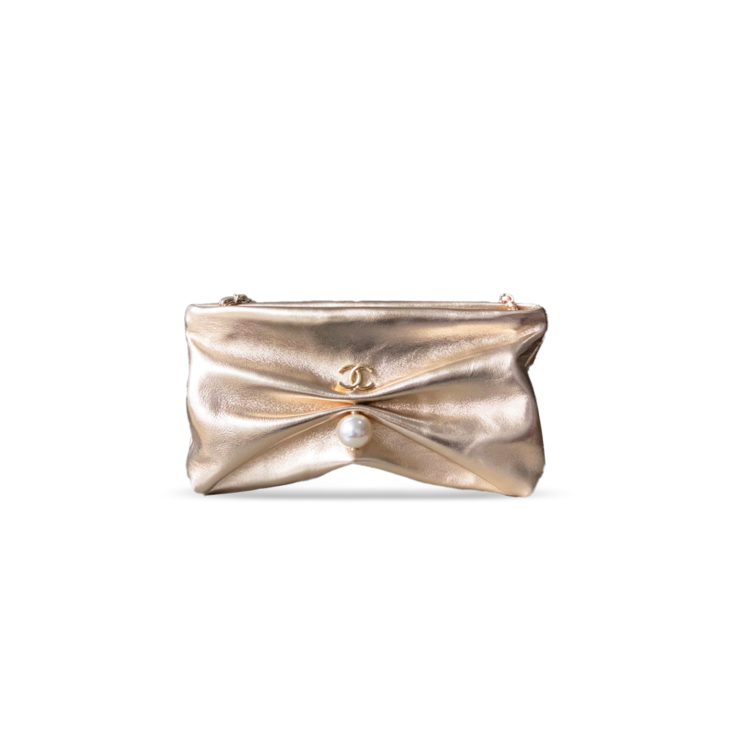 Ch*el clutch with chain ap4613 (24*14*5cm)